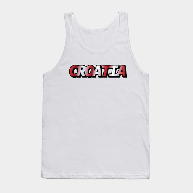 Croatia Tank Top by Sthickers